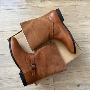 Zara Girls Genuine Leather Booties EUR 38